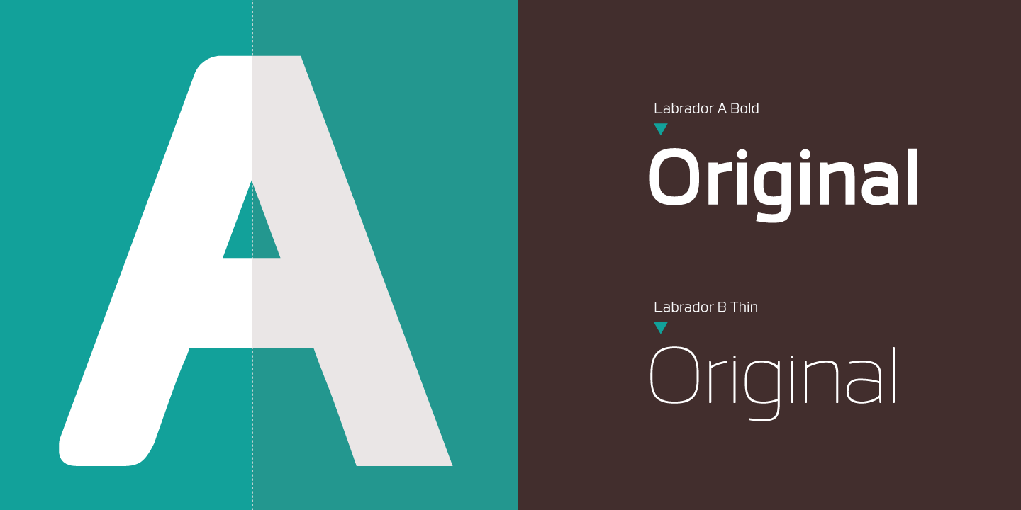 Пример шрифта Labrador A Black Italic